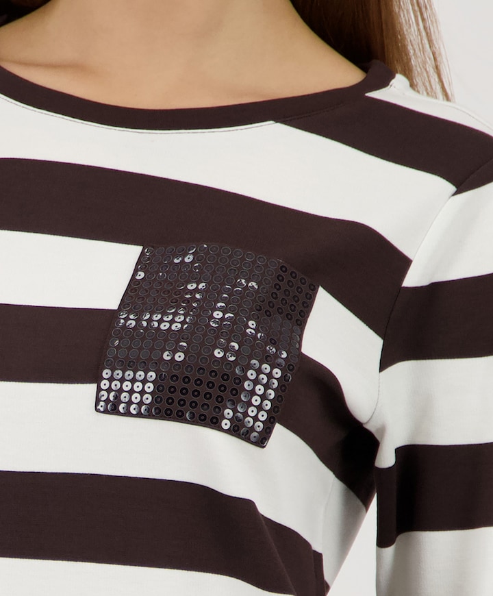 Dames longsleeve bruin