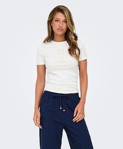 Dames T-shirt ecru