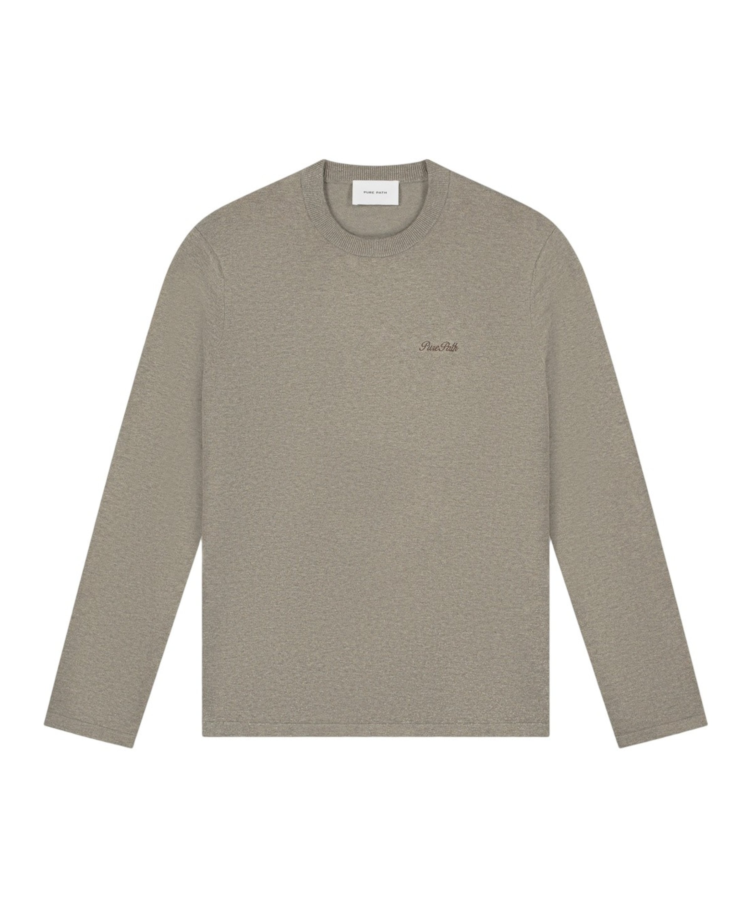 Heren trui beige