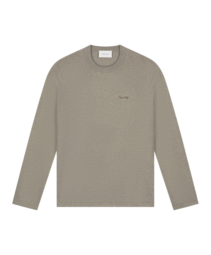 Heren trui beige