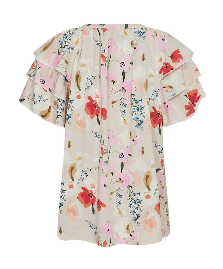 Dames blouse beige