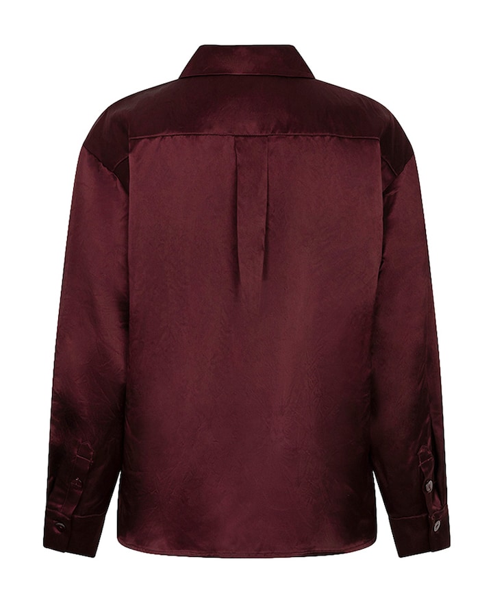 Dames blouse bordeaux