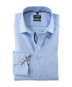 Overhemd lange mouw blauw