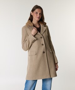 Dames jas beige