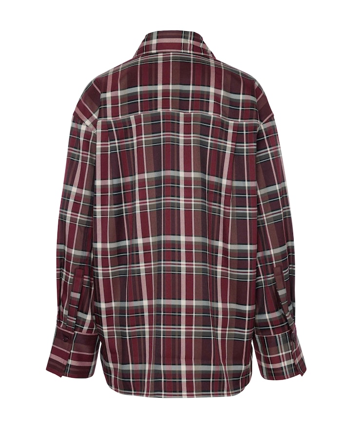 Dames blouse bordeaux