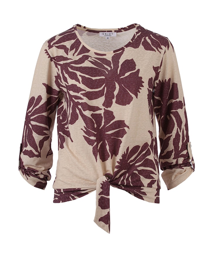 Dames longsleeve bordeaux