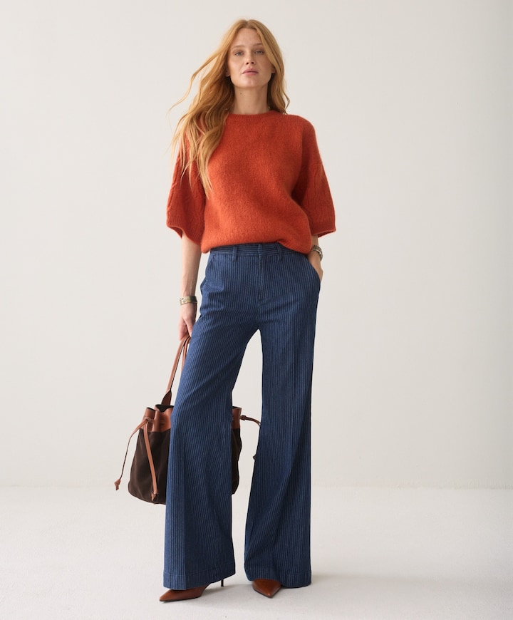 Dames trui oranje