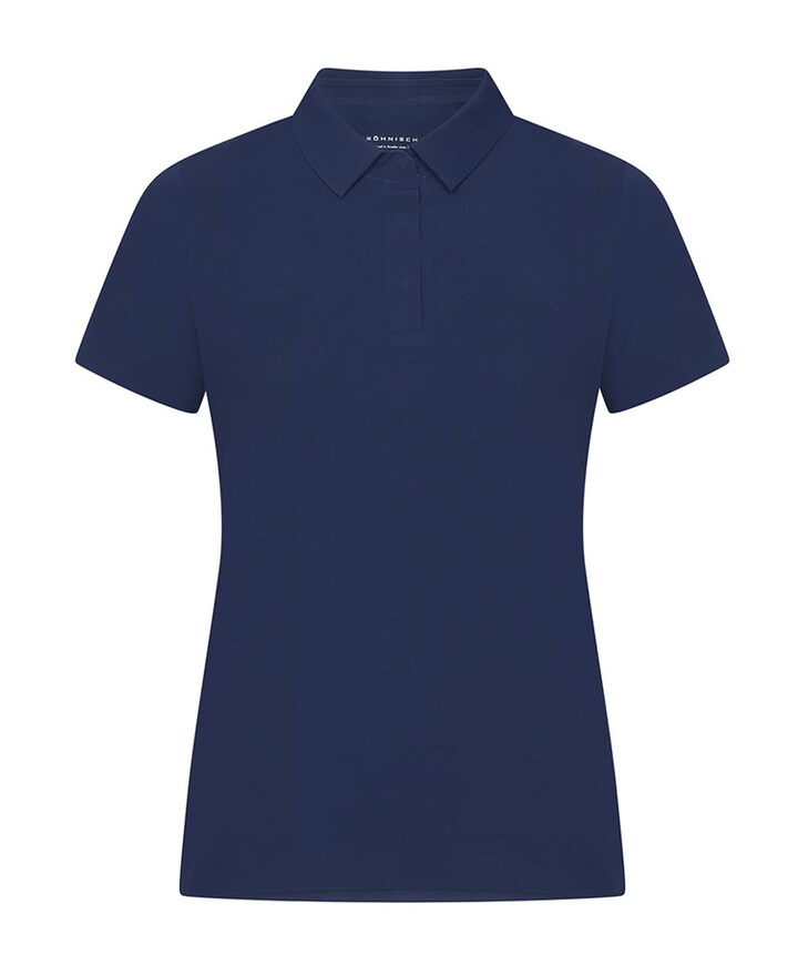 Dames polo blauw