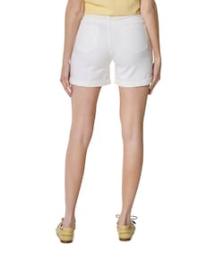 Dames korte broek ecru