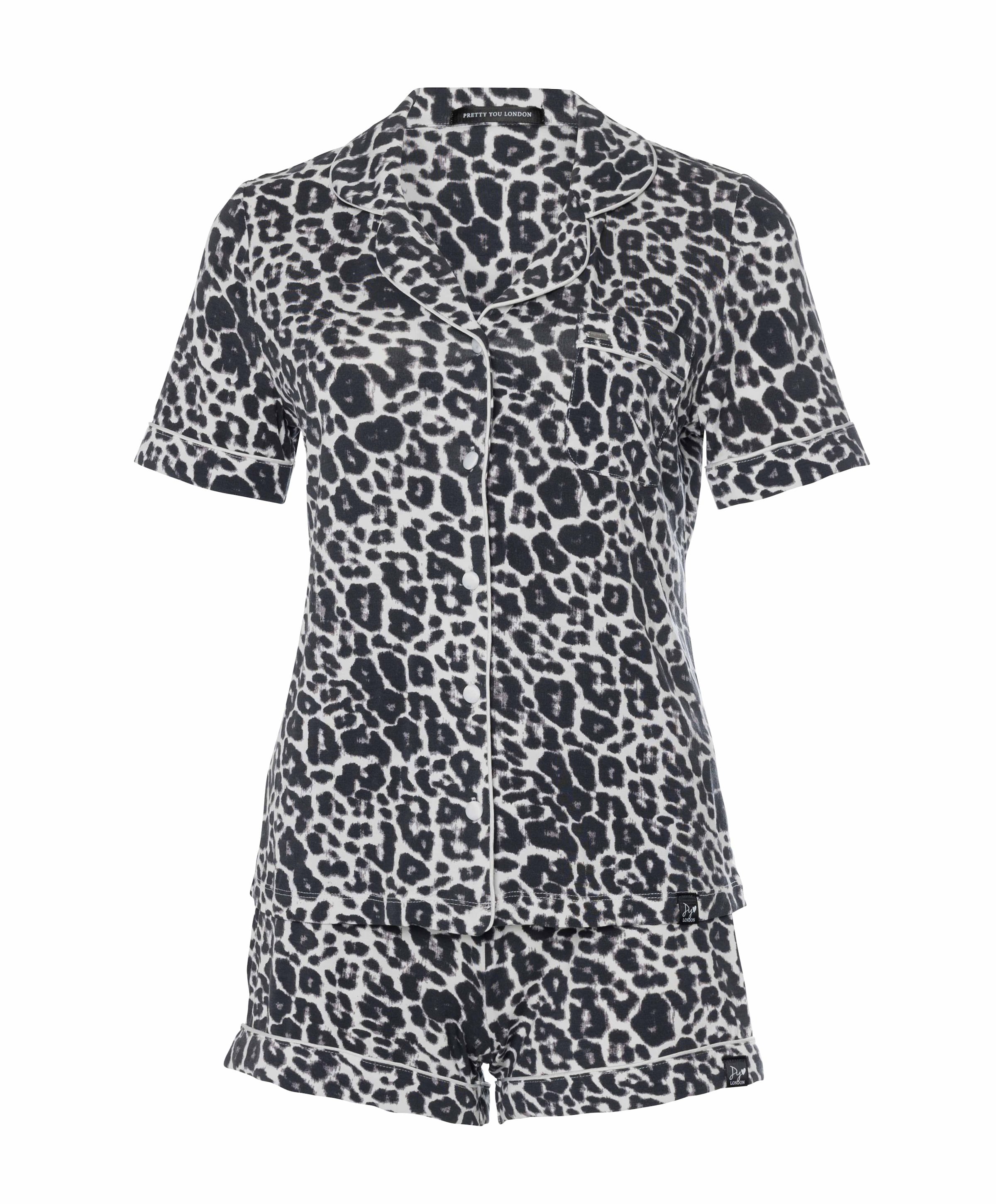 Dames shortama multicolor