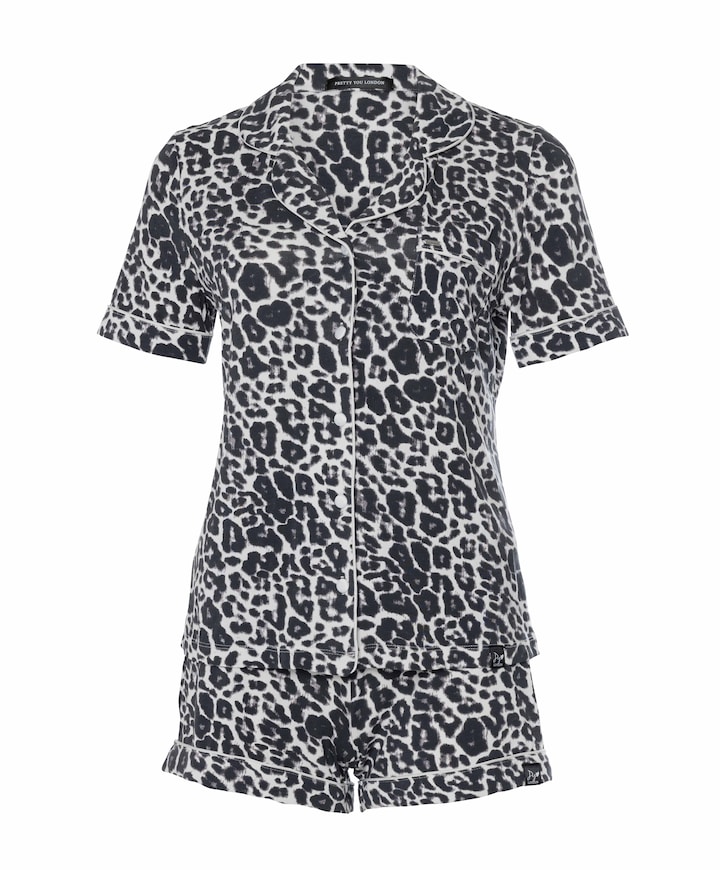 Dames shortama multicolor