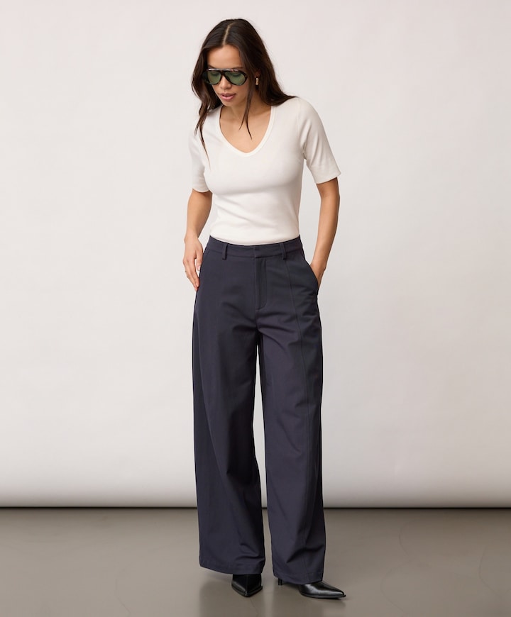 DemiCC Barrel dames broek blauw