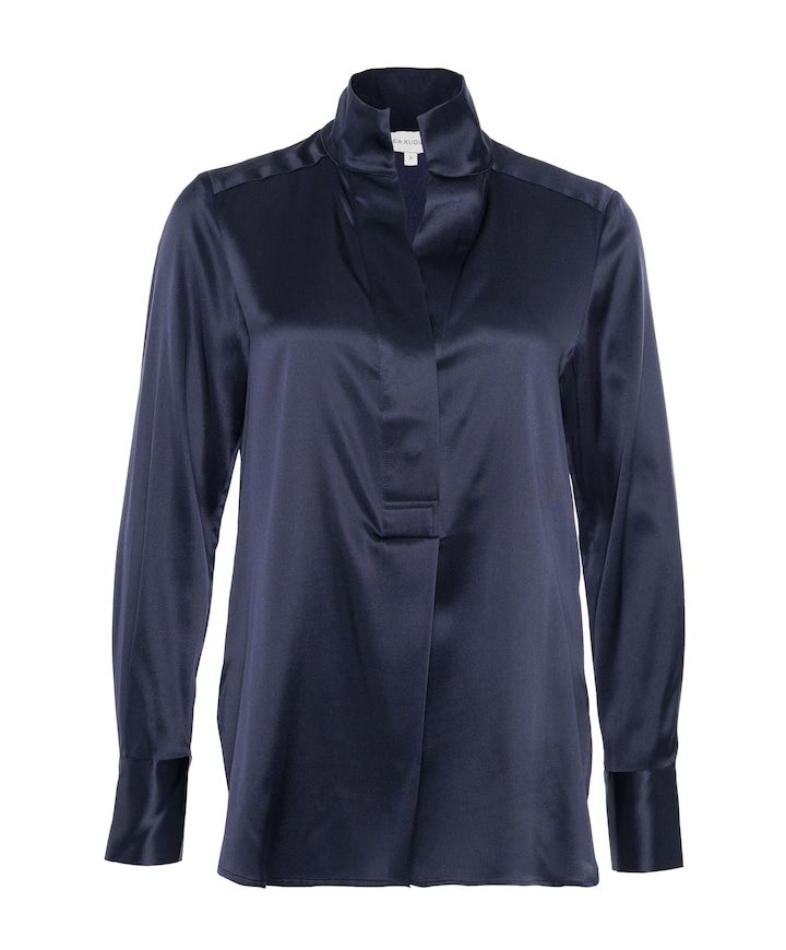Blouse blauw
