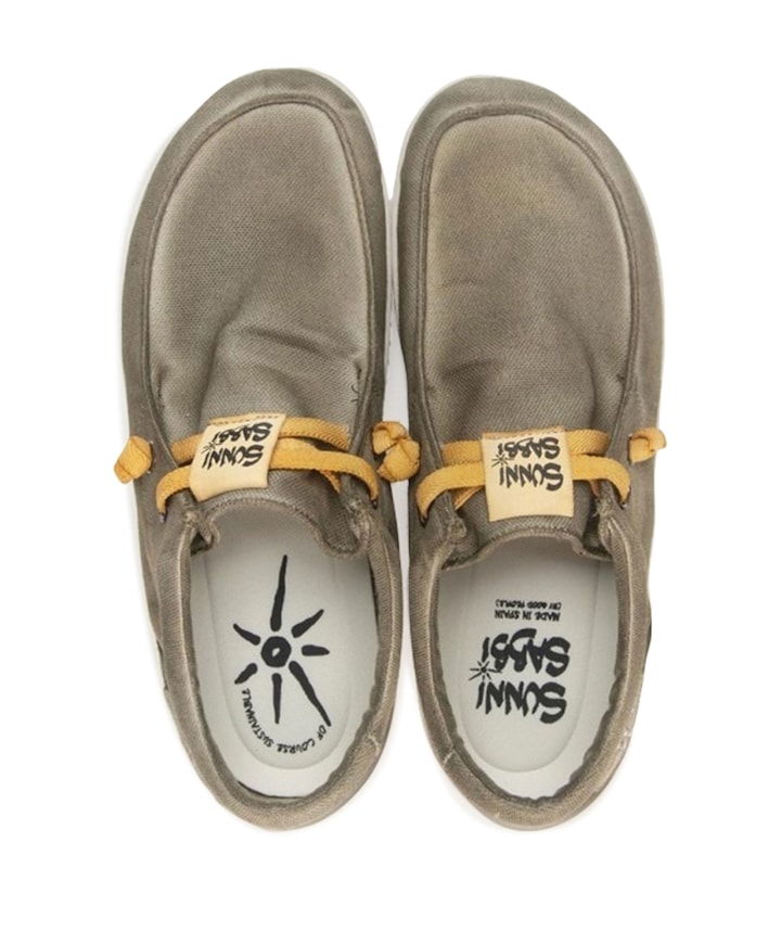 KUNASH_002 heren veterschoenen groen