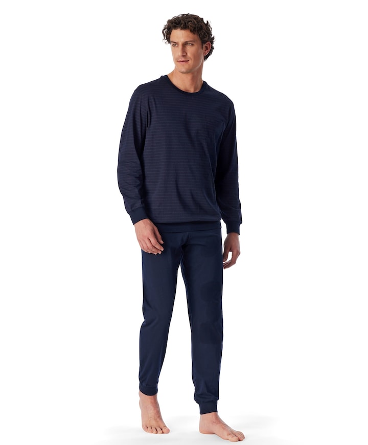 Heren pyjamaset bordeaux