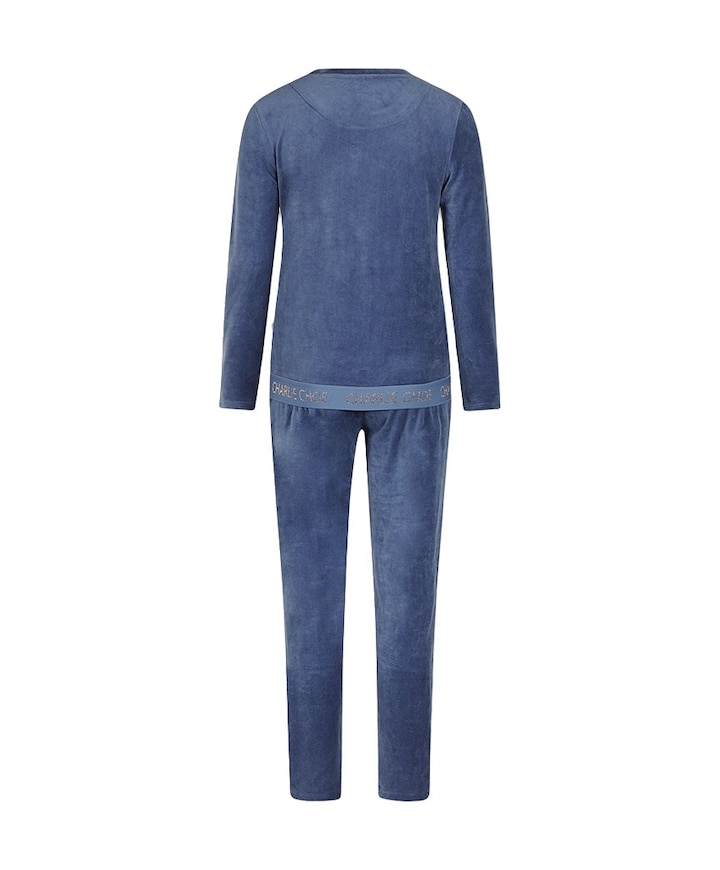 Dames huispak blauw