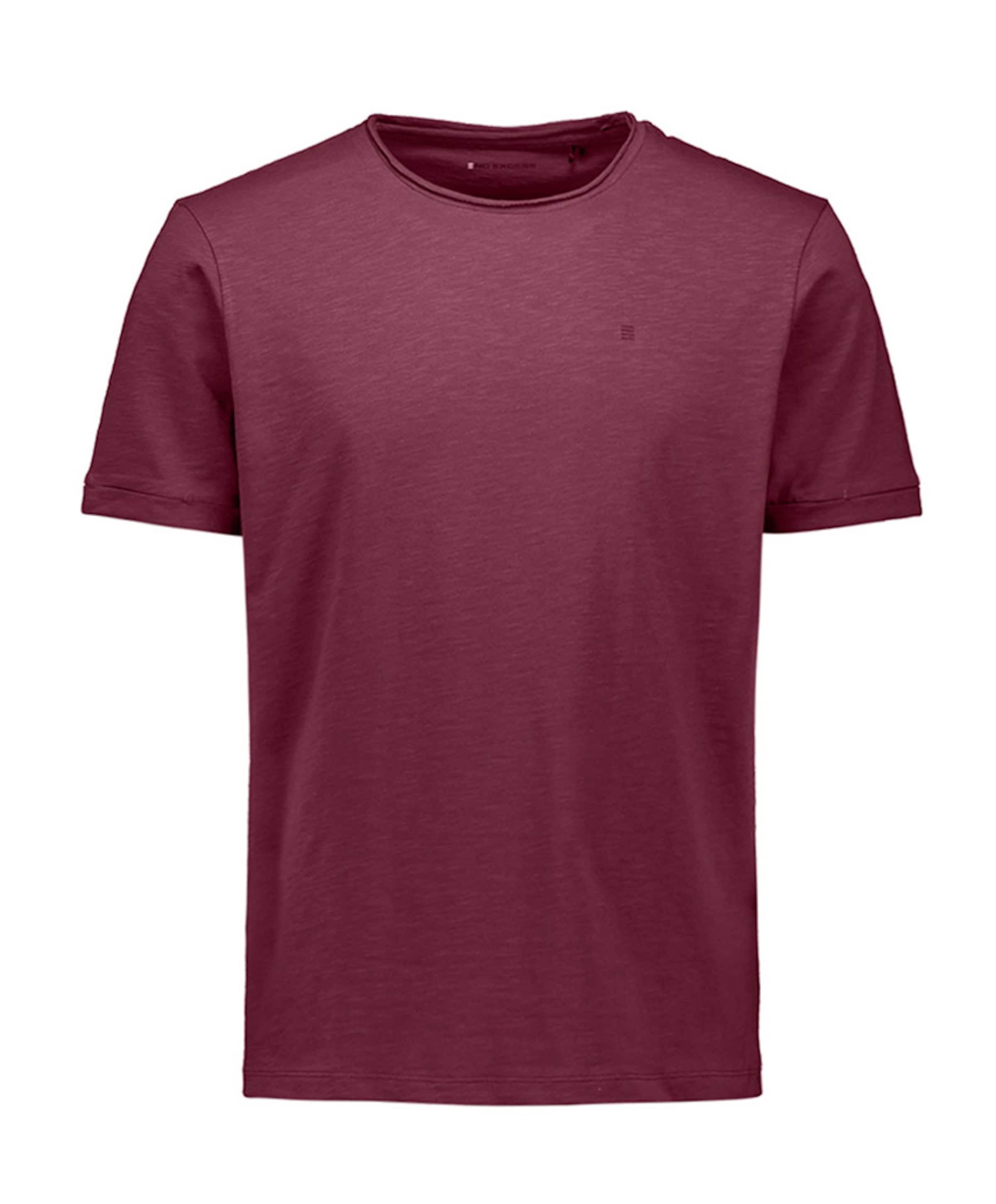 Heren t-shirt bordeaux