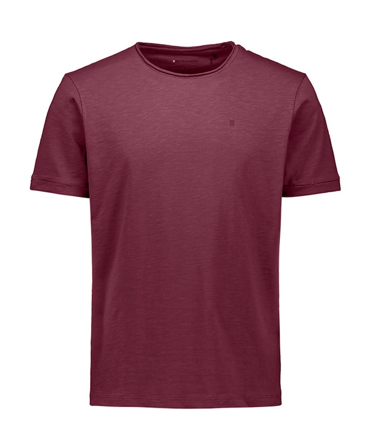 Heren t-shirt bordeaux