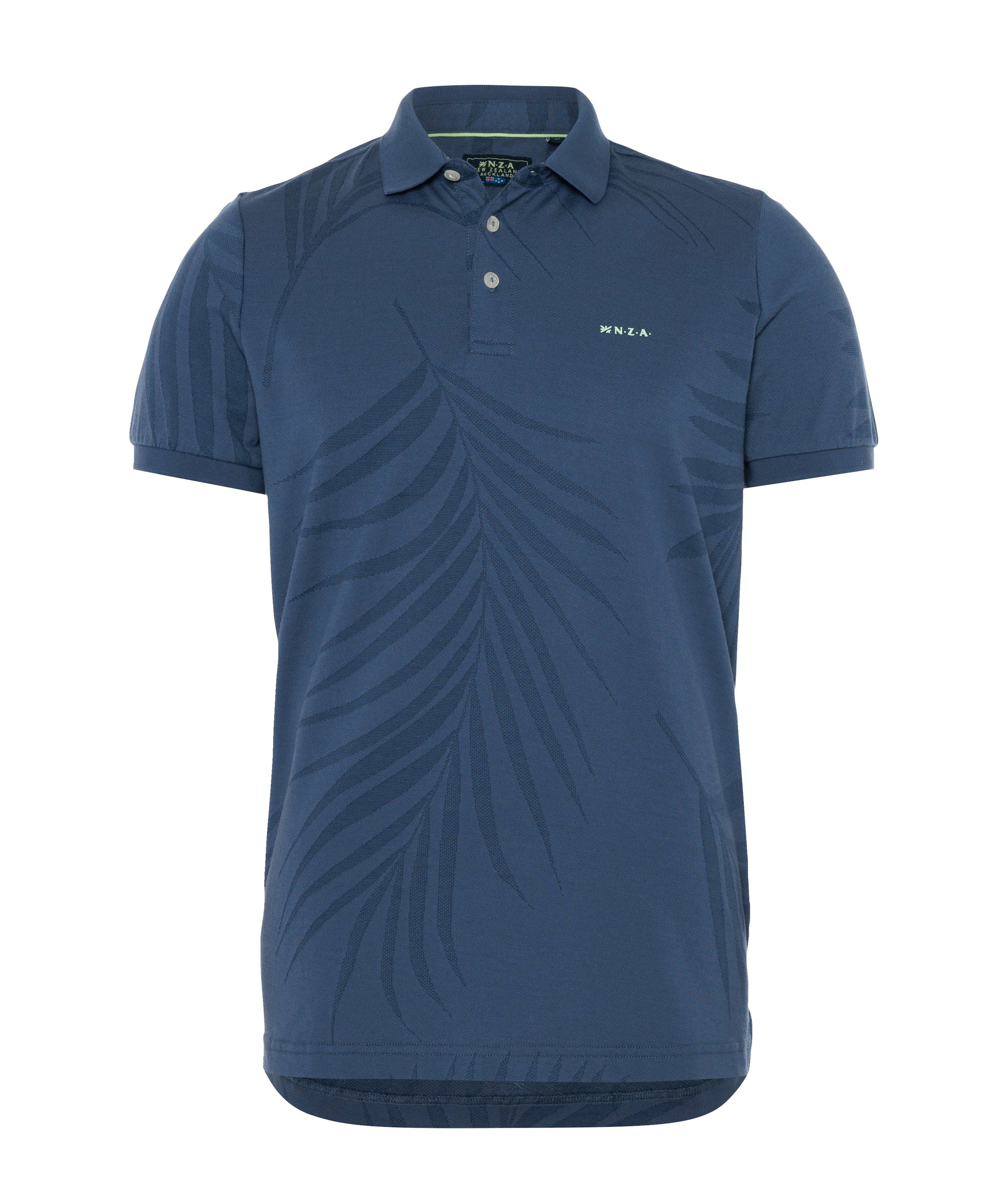 Heren polo blauw