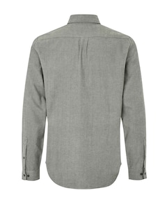 Heren overhemd lange mouw groen