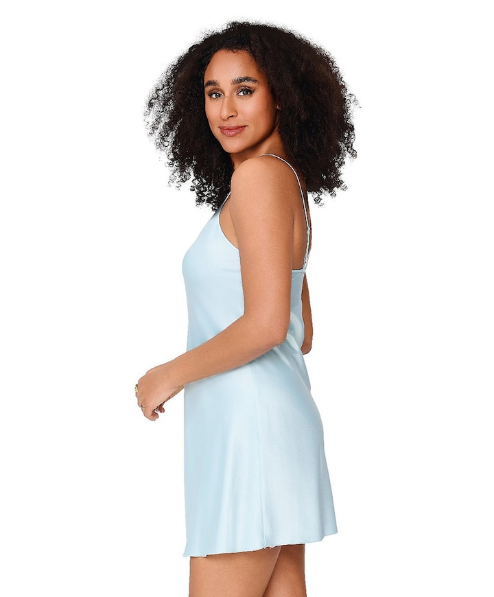 Dames nachthemd blauw