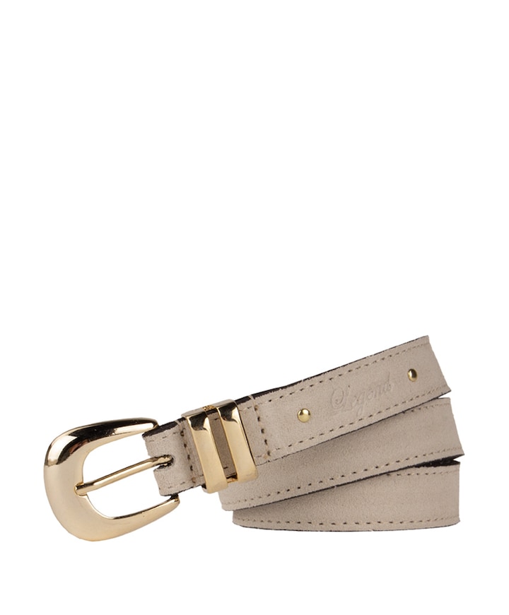Dames riem beige