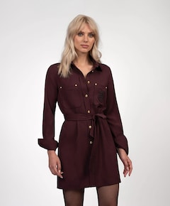 Dames jurk bordeaux