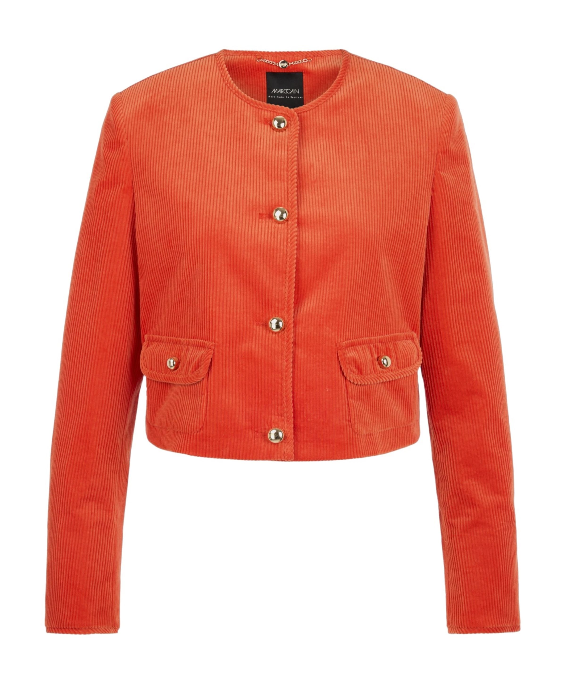 Dames jas oranje