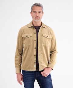 Heren overshirt beige