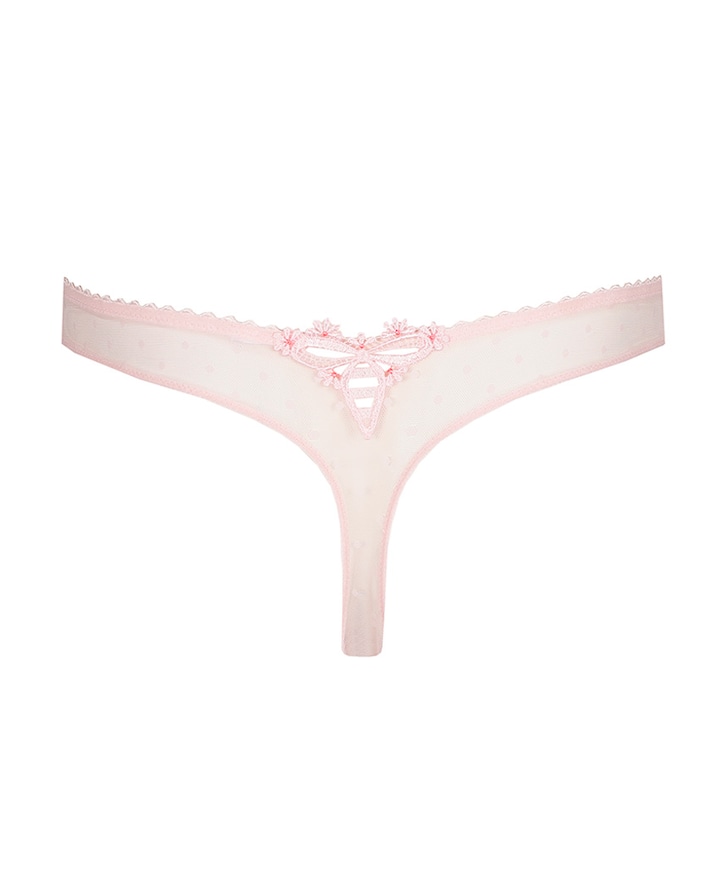 Dames string roze