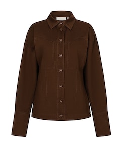 Dames blouse bruin
