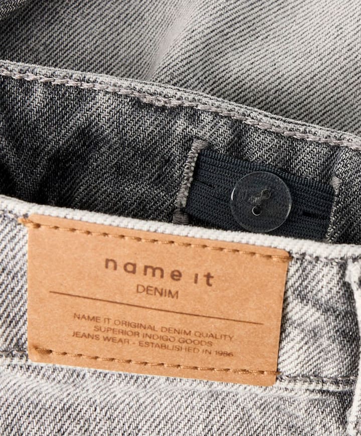 NKFROSE REG DNM SHORTS 6042-AC NOOS meisjes korte broek grijs