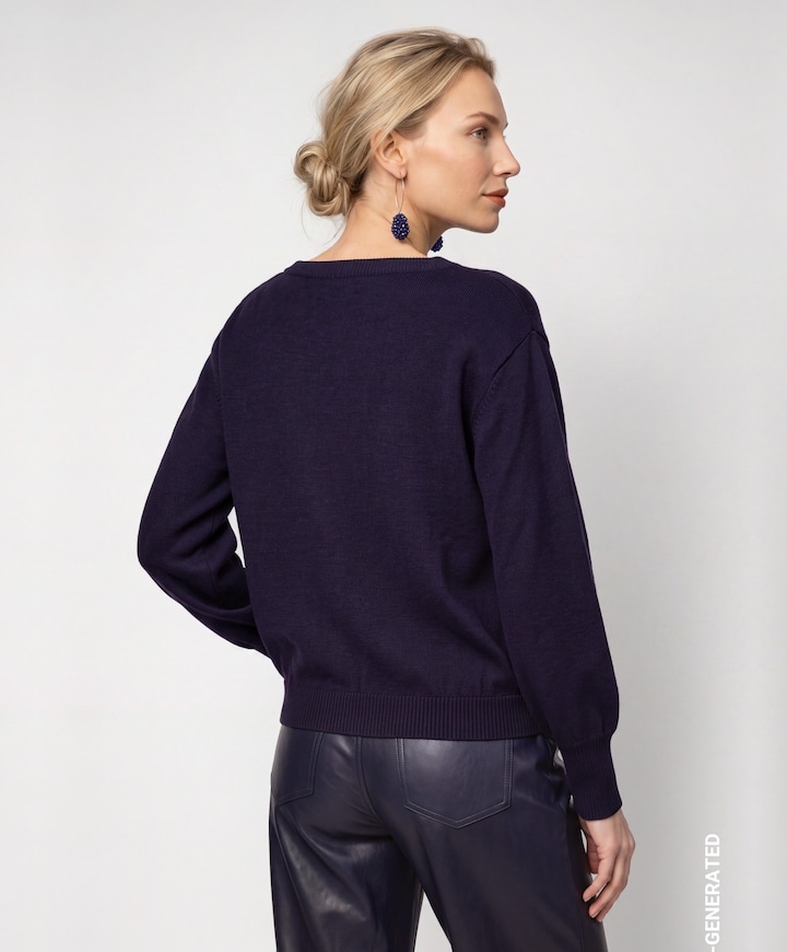Dames trui blauw