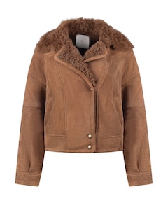 Dames jas bruin