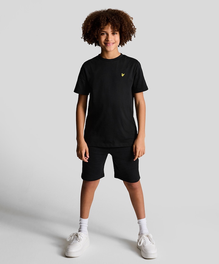 Sweat short jongens korte broek zwart