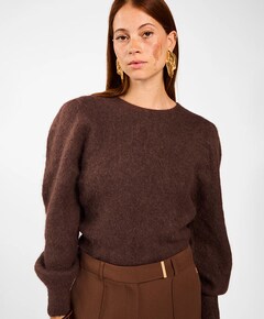 Dames trui bruin
