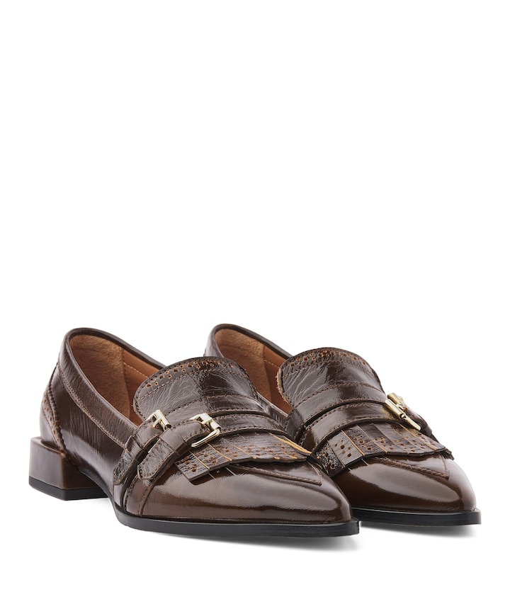 Jazz Lucy dames loafers bruin