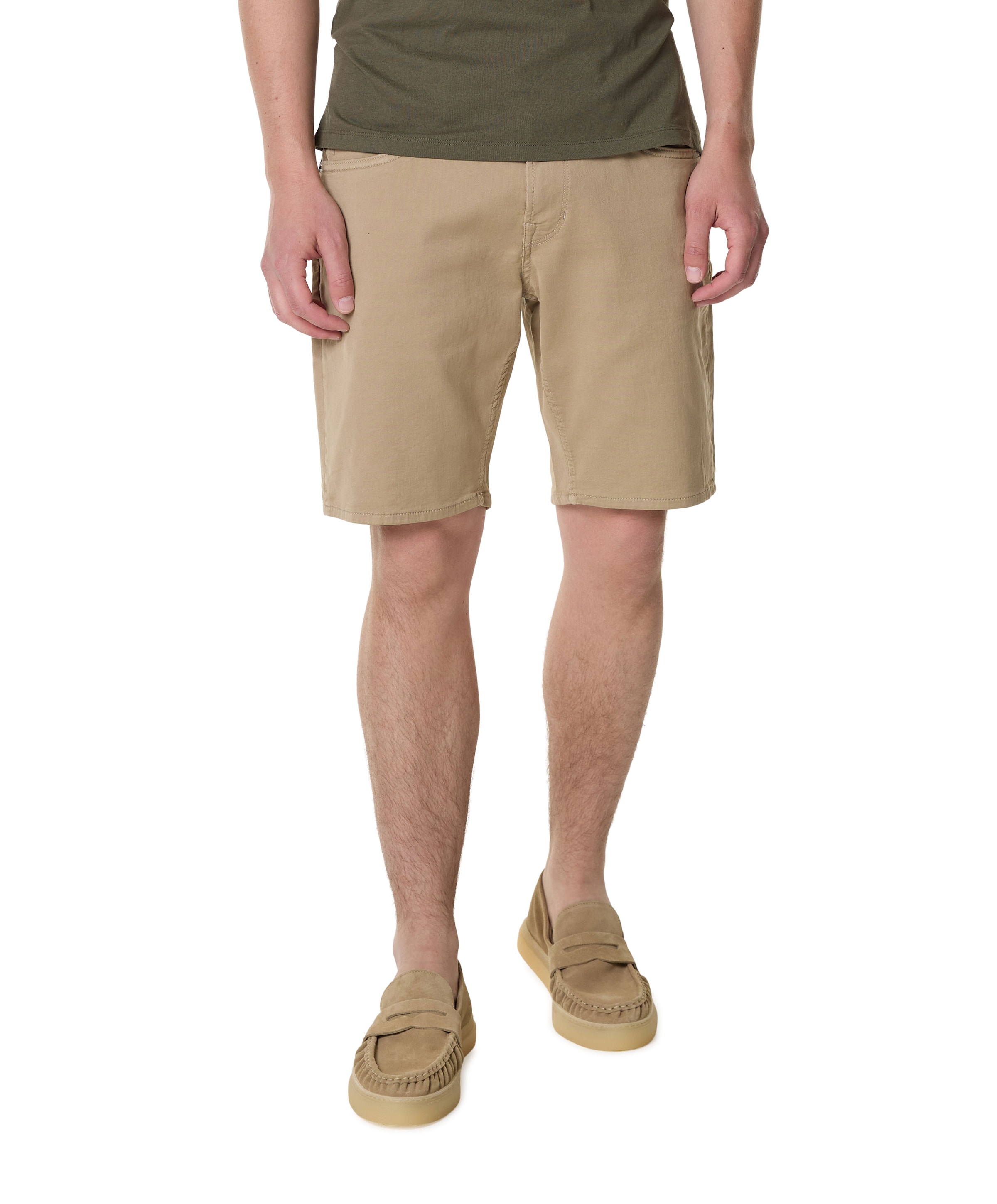 615 col.7158_Russo short heren korte broek beige