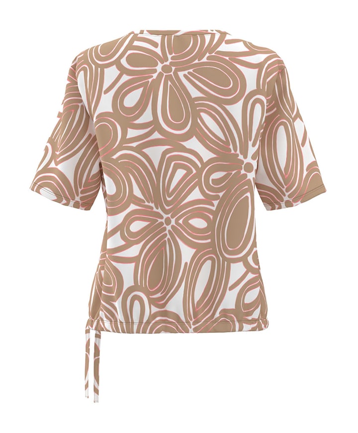 Dames T-shirt beige