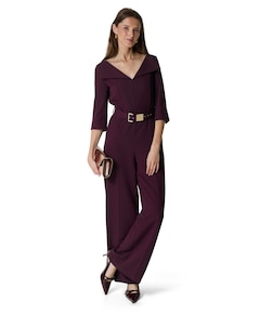 dames jumpsuit bordeaux