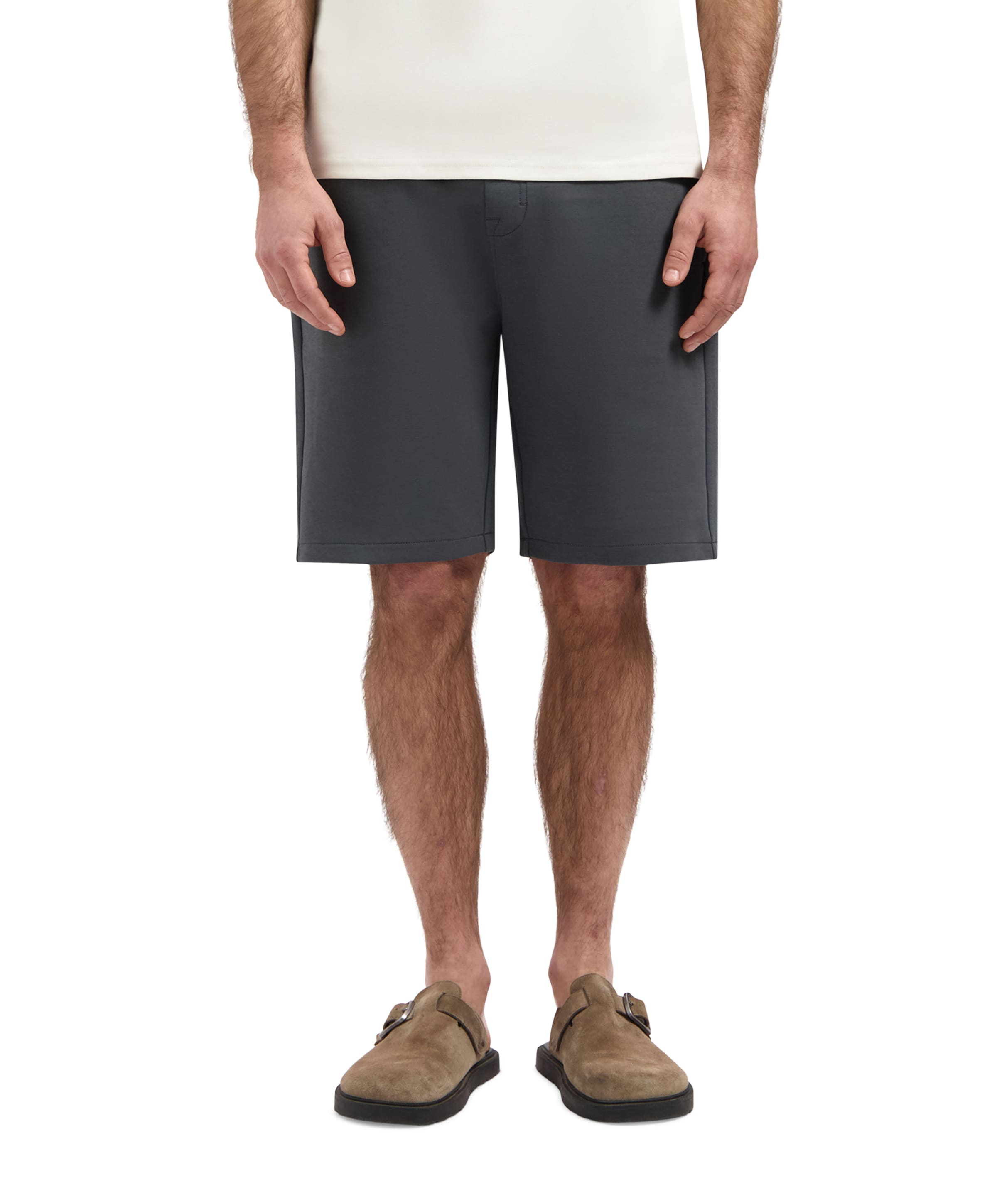 Short Jersey heren korte broek grijs