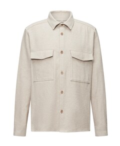 Heren overshirt beige