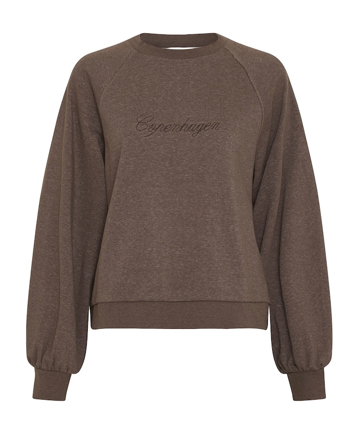 Dames sweater bruin
