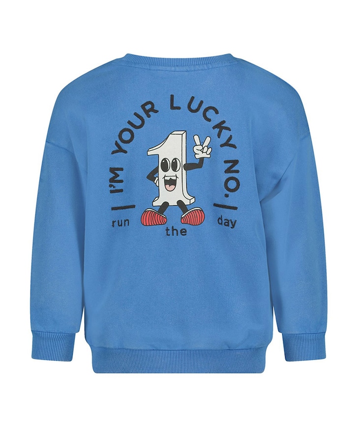 Jongens sweater blauw