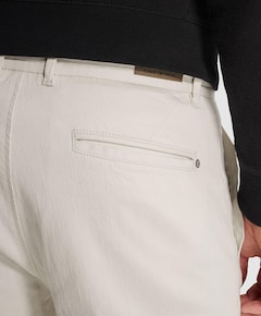 RELAXED CHINO SLUB STRUCTURE heren broek beige