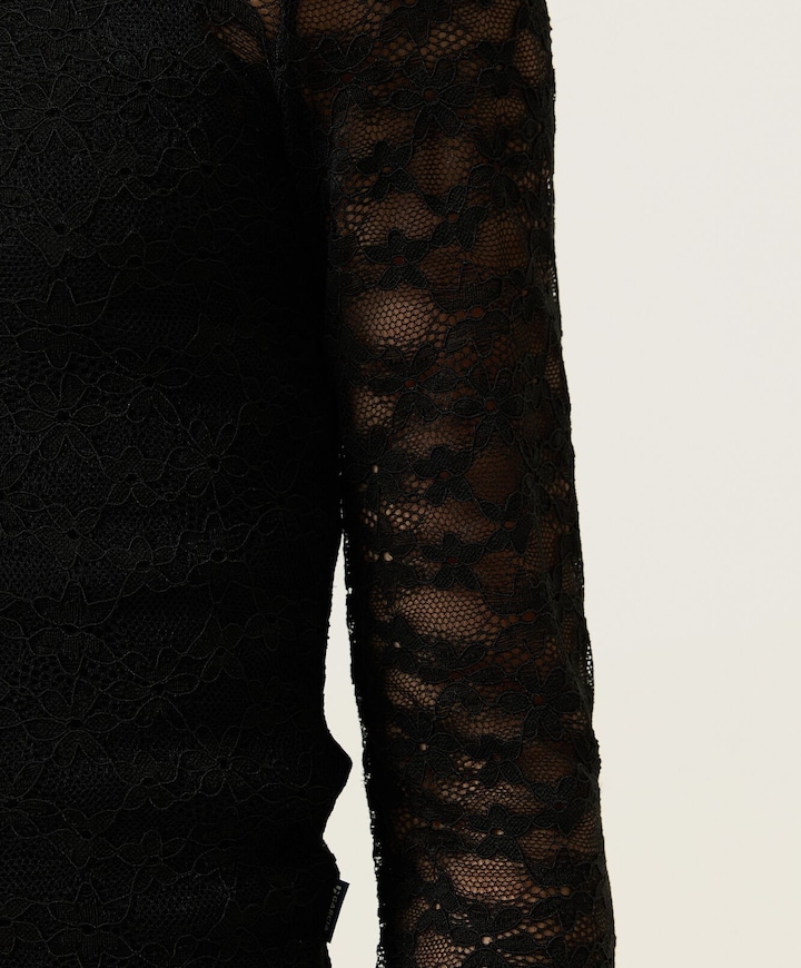 Meisjes longsleeve zwart