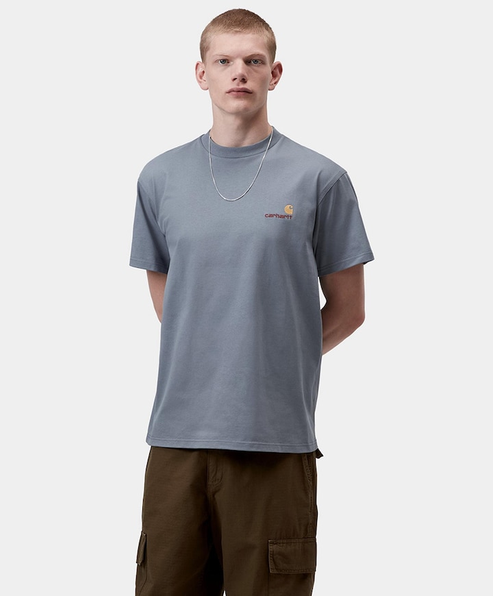 Heren T-shirt blauw