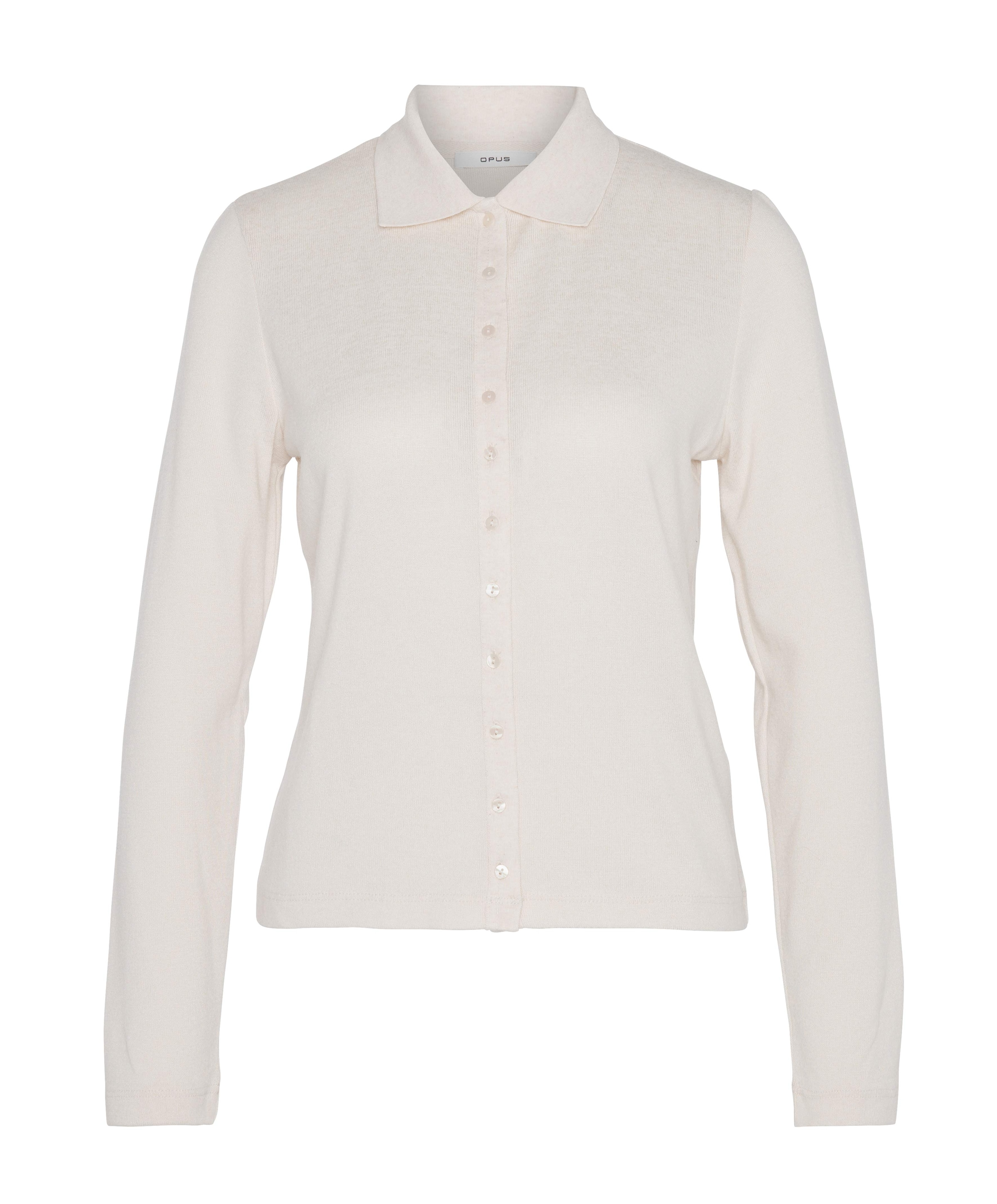 Dames polo ecru