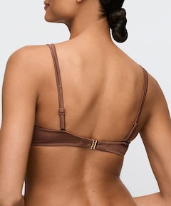 Dames bikinitop bruin