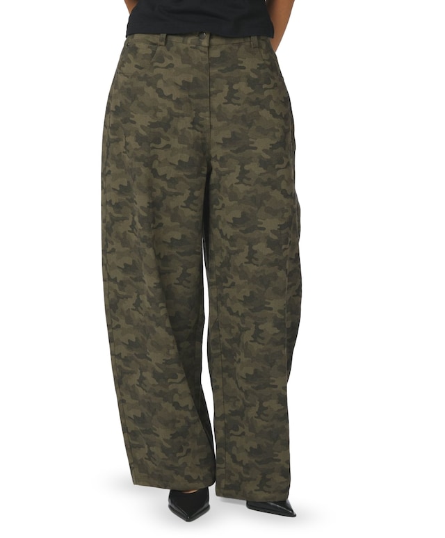 Haven Camou dames jeans groen